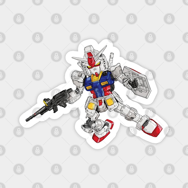 RX-78 Magnet by Mecha Design by MechaRon