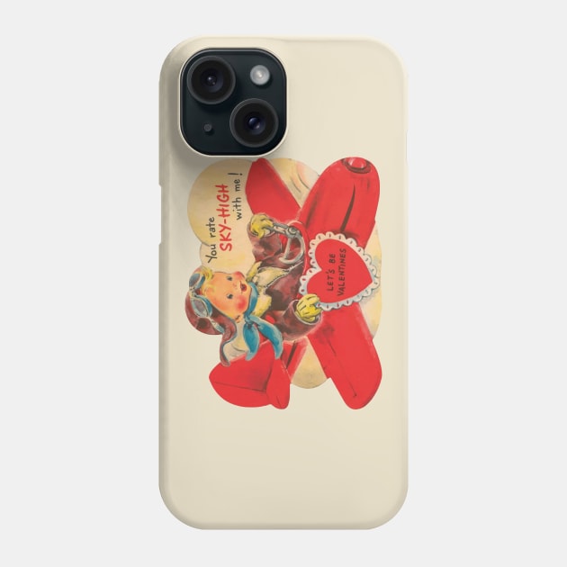 Sky High Valentines Phone Case by Eugene and Jonnie Tee's