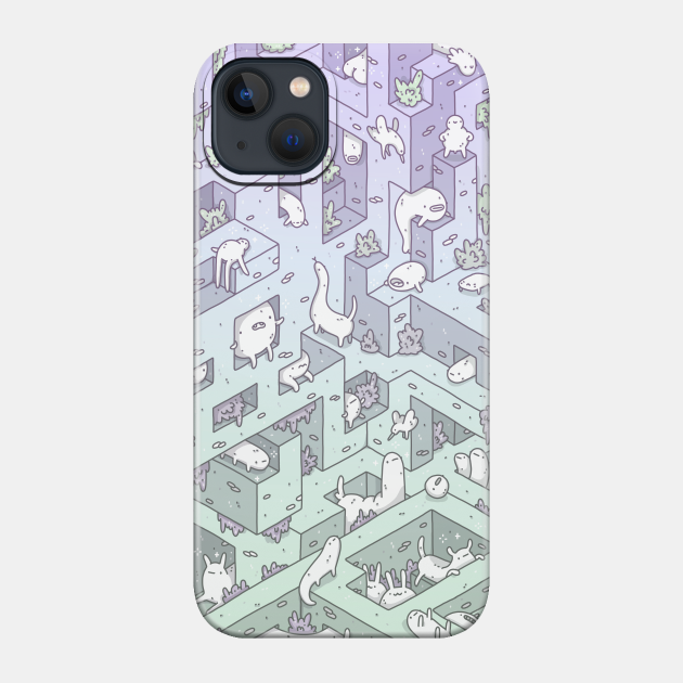 dream maze - Pastel - Phone Case