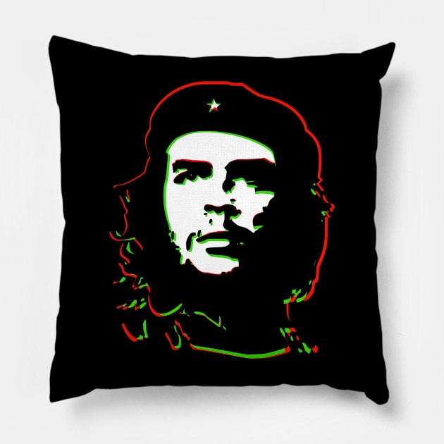 Che Guevara Rebel Cuban Guerrilla Revolution T-Shirt Pillow by HiDearPrint