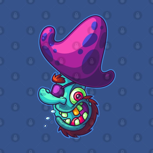 Pirate Mushroom by ArtisticDyslexia