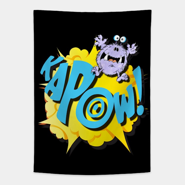 Kapow! Tapestry by brendanjohnson