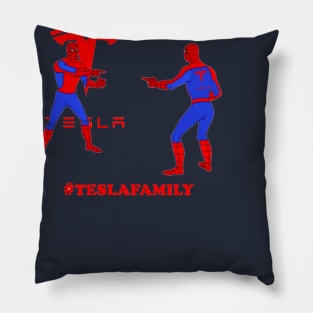 #TESLAFAMILY Pillow