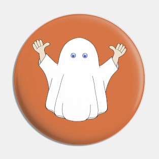 A halloween ghost Pin