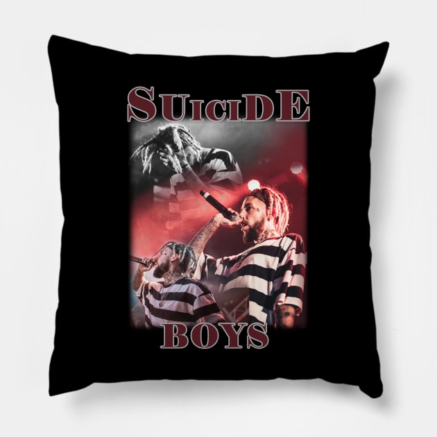 Mamble - suicideboys Pillow by olivia parizeau