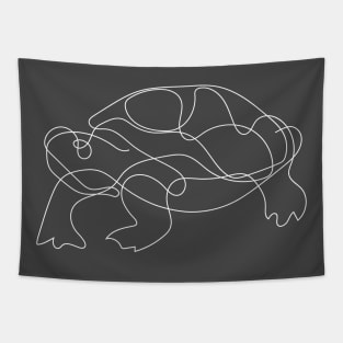 turtle line Tapestry