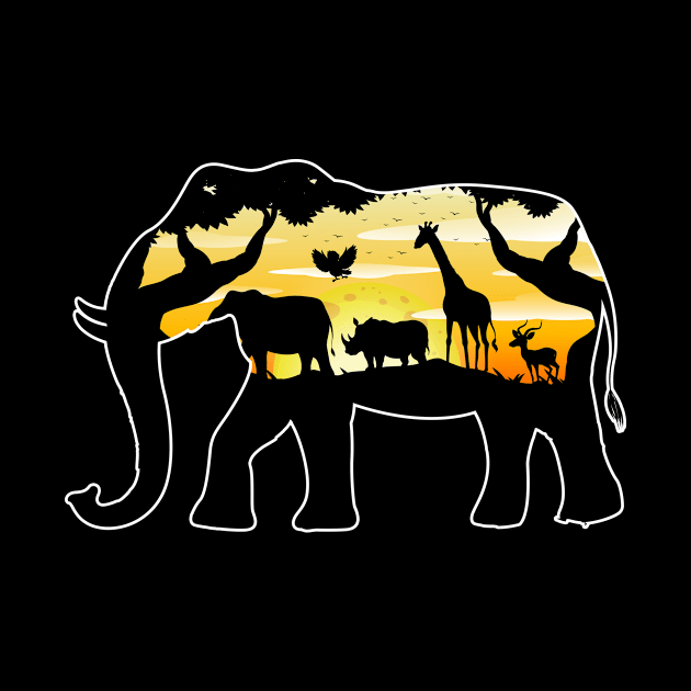 Wildlife Elephant by shirtsyoulike