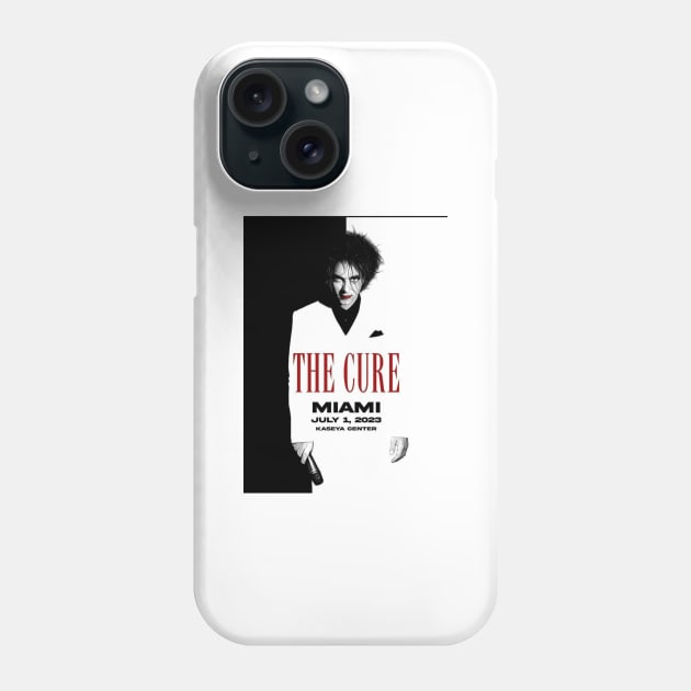 The Cure ROBERT SMITH LIMITED (WHITE) Phone Case by MinistryofNoise
