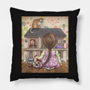 the doll house Pillow