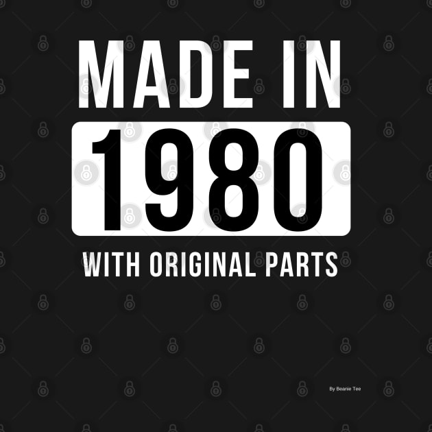 Made In 1980 Gift Idea 1980 by giftideas