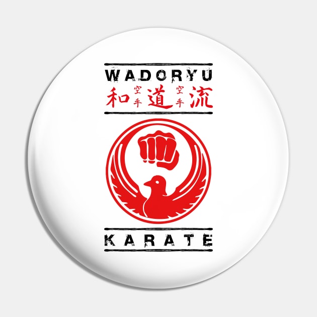 Wadoryu Karate Pin by juyodesign