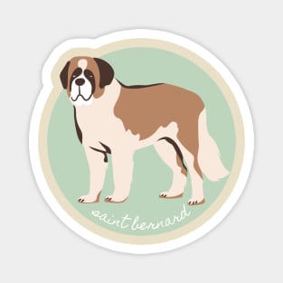 Saint Bernard Lover Gift Dog Breed Pet Lover Puppy Magnet