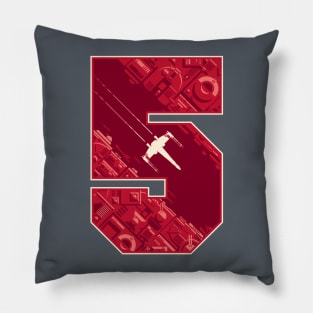 Red Five Pillow