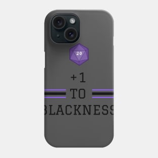 +1 To Blackness Variant Text Phone Case