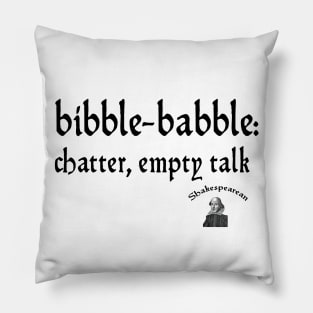 Bibble-babble Pillow