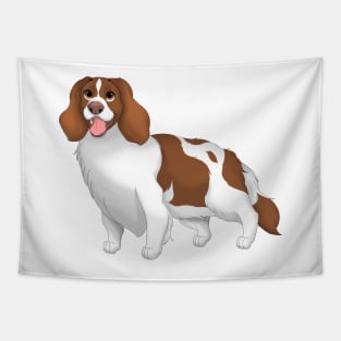 Liver & White English Springer Spaniel Dog Tapestry