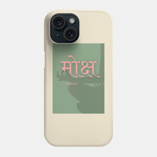 Powerful Moksha Hindi Phone Case by WonderfulHumans