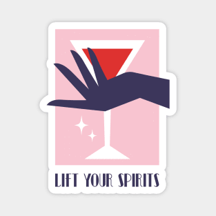 Lift your spirits, Martini, Cocktail, Alcohol Magnet