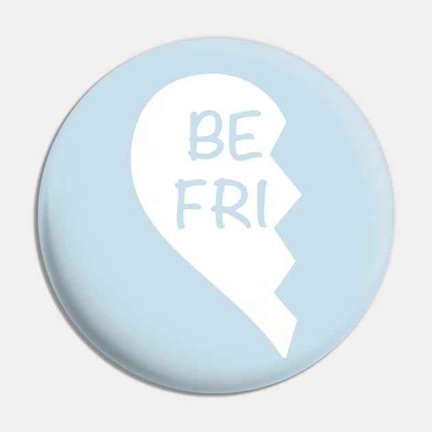 Matching Love Heart Half 1 Best Friend BFF Pin by idlei