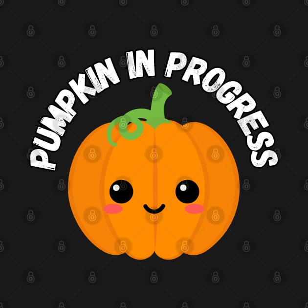 Pumpkin in Progress. Halloween, cute pumpkin, pregnancy by Project Charlie