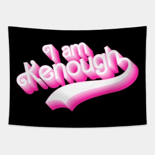 I Am Kenough Retro Tapestry