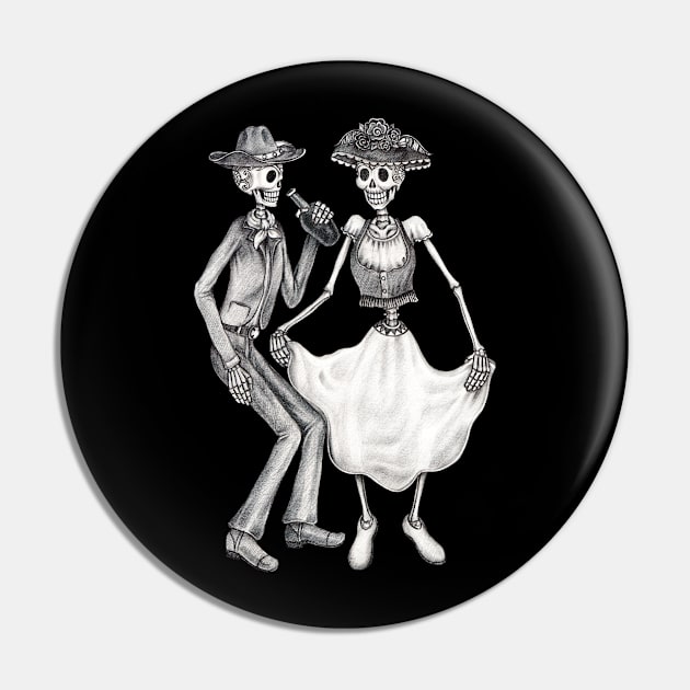 Sugar skull couple lover dancing celebration day of the dead. Pin by Jiewsurreal