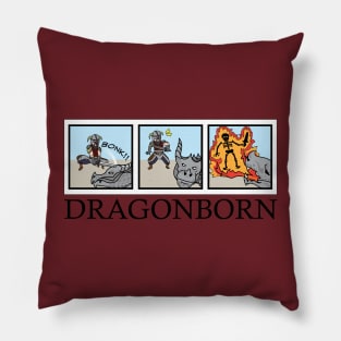 The Mighty Dragonborn Pillow