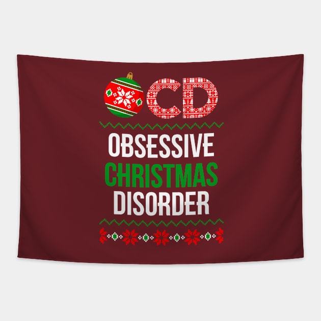 Obsessive Christmas Disorder Tapestry by VomHaus