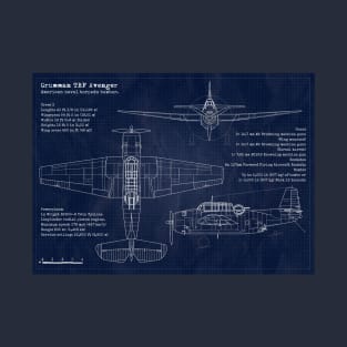 TBF Avenger Blueprint T-Shirt