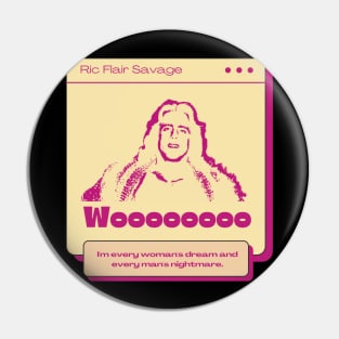 ric flair wrestling Pin