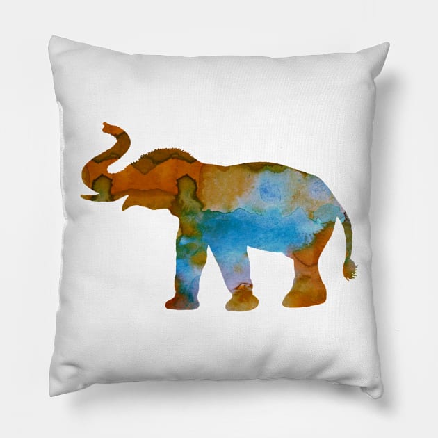 Elephant Pillow by BittenByErmines