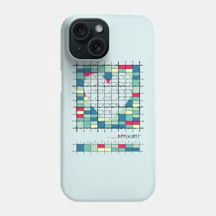 Mydoku_007_H001_004_F: Sudoku, Sudoku coloring, logic, logic puzzle, holiday puzzle, fun, away from screen Phone Case