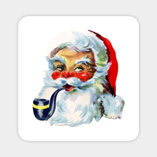 Retro Santa Magnet