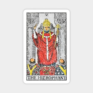 The Hierophant (distressed) Magnet