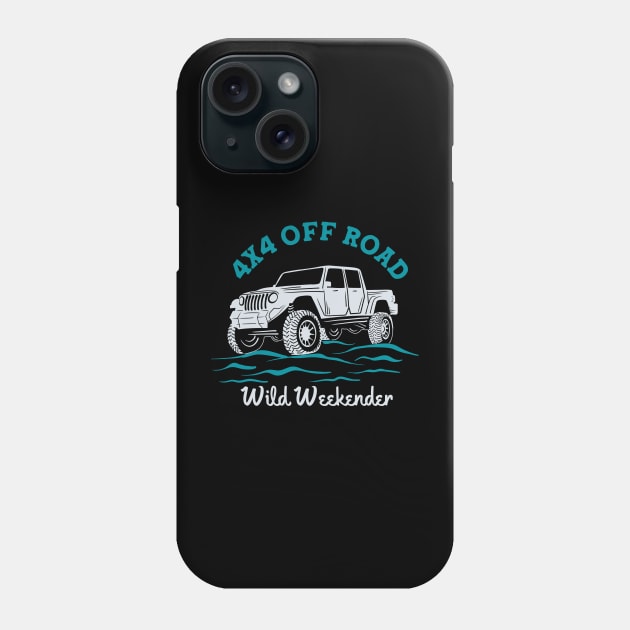 4x4 Off Road Wild Weekender Phone Case by ARTGUMY