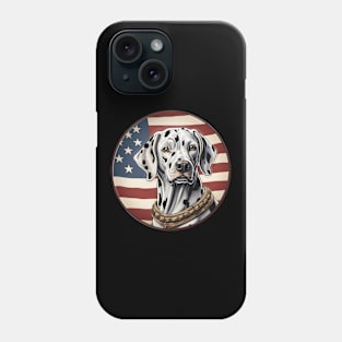 Dalmatian 4th of July Phone Case