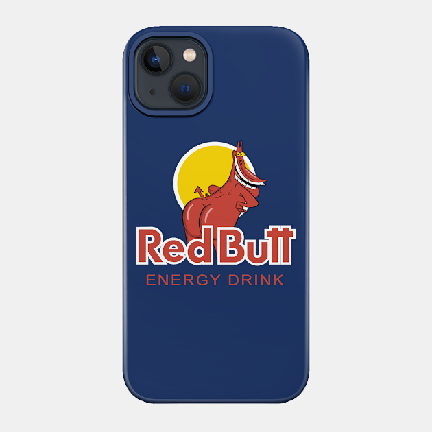 Red Butt - Cow And Chicken - Phone Case