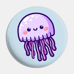 Purple Jellyfish Pin