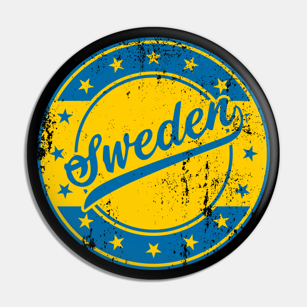 Sweden Pin by Taylor'd Designs