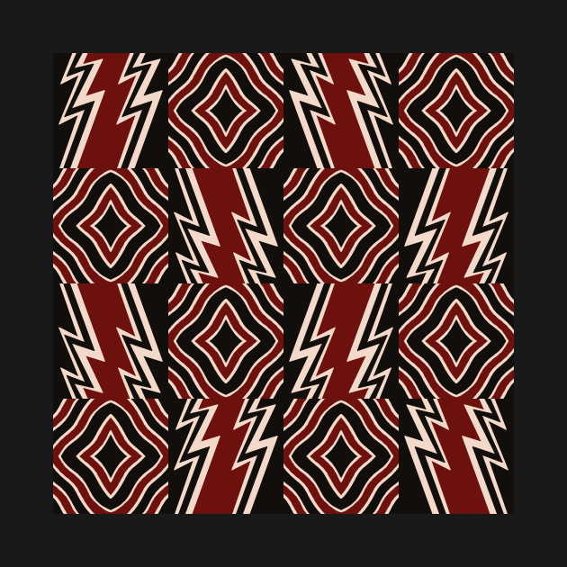 Tribal abstract pattern Rwanda style by PaepaeEthnicDesign