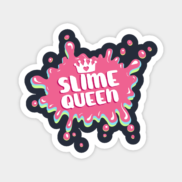 Slime Queen Splatter Magnet by zeno27