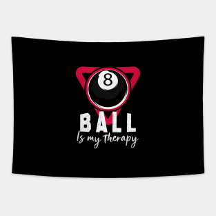 8ball is my therapy Tapestry