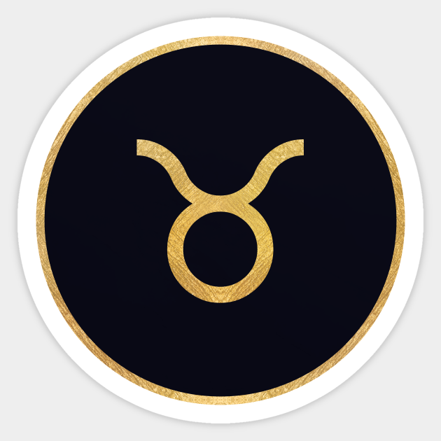 Taurus Zodiac Sign Symbol Taurus Sticker Teepublic They are smart, ambitious, trustworthy and possess. teepublic