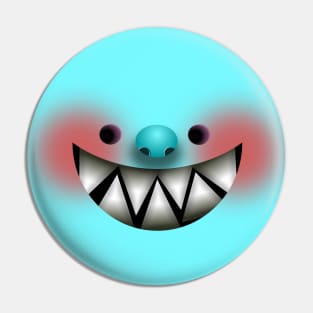 Blue Smile Pin