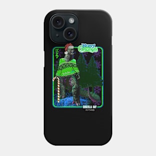 Godzilla christmas Phone Case