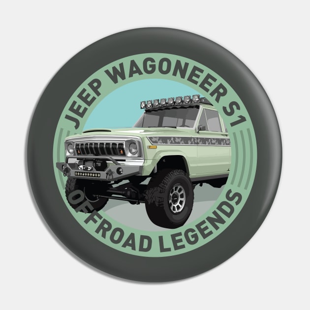 4x4 Offroad Legends: Jeep Wagoneer SJ Pin by OFFROAD-DESIGNS