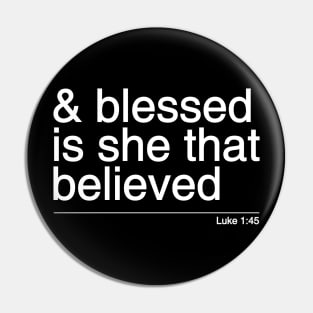 Christian Quote Pin