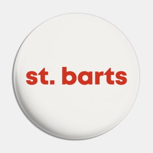 St Barts - Red Pin