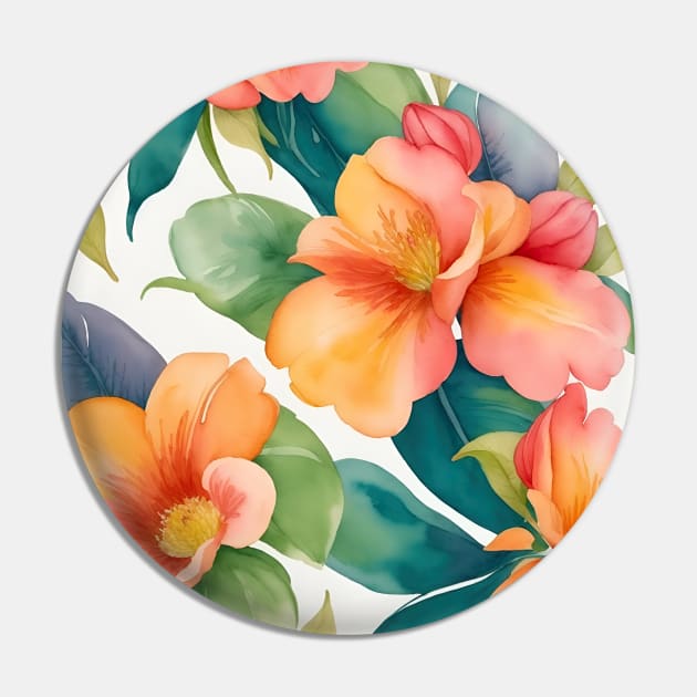 Wonderful Blooming Flowers Pin by ANVC Abstract Patterns