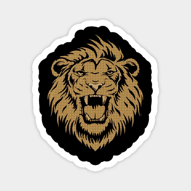 lion Magnet by Arjanaproject